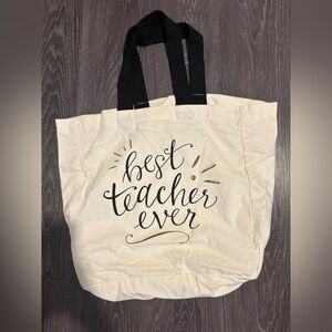 Best Teacher Ever Tote Bag